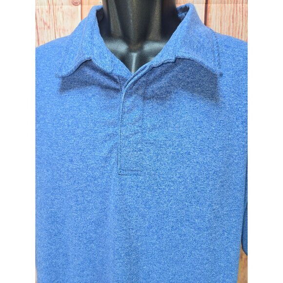 01.Algo Mens Quick Dry Polo XXL Blue - Incredibly Soft - Picture 3 of 6